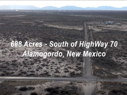 Drone view of the south portion of the 1,330-acre New Mexico data center development property